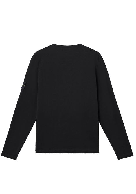 maglia cre neck 5100052 uomo nera STONE ISLAND | L1S15 5100052 S00B0V0029